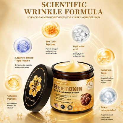 Made and Shipped from USA ✨ CHLOVELXY® Bee Toxin Skin Restoration Cream ⏰ LAST DAY 80% OFF✨✨