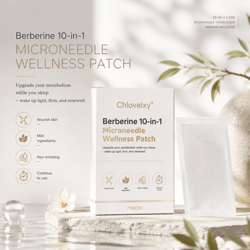 Chlovelxy® SlimTarget Microneedle Patches | Targeted Body Sculpt Support Patches