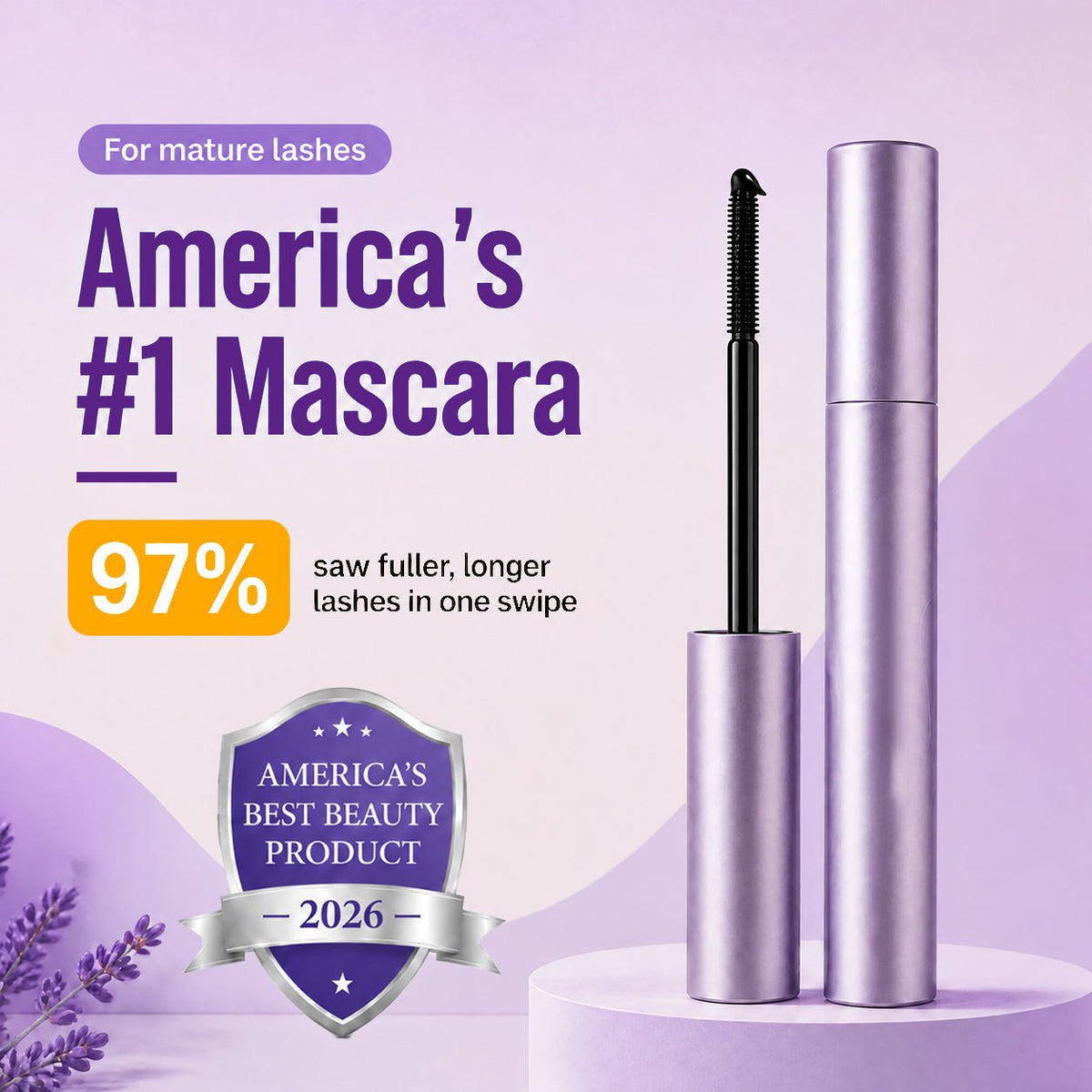💖Trusted-by-over-50-000-women💖 Mascara - For Mature Lashes - Chlovelxy