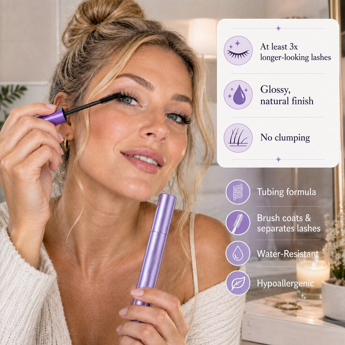 💖Trusted-by-over-50-000-women💖 Mascara - For Mature Lashes - Chlovelxy