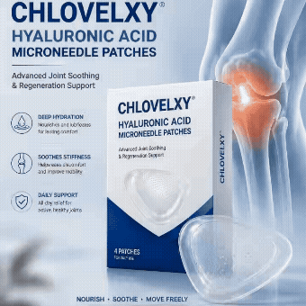 CHLOVELXY Hyaluronic Acid Herbal Heat Stickers | Soothes Joint Stiffness & Eases Muscle Soreness